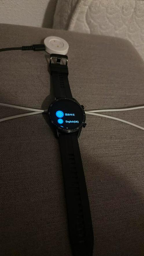 Huawei WATCH GT (smartwatch), Sieraden, Tassen en Uiterlijk, Smartwatches, Zo goed als nieuw, Android, Zwart, Afstand, Calorieverbanding