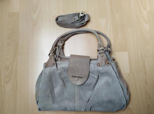 lederen tas van Gio-Gini, Sieraden, Tassen en Uiterlijk, Tassen | Damestassen, Zo goed als nieuw, Ophalen of Verzenden