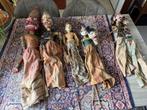 6 Oude Wajangpoppen, Antiek en Kunst, Ophalen of Verzenden
