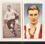 Unieke Engelse voetbaplaatjes (o.a. Stanley Matthews), Ophalen of Verzenden, Gebruikt, Meerdere plaatjes