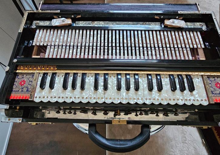HARMONIUM 3 lijn 9 scale, Muziek en Instrumenten, Orgels, Zo goed als nieuw, Harmonium, Ophalen of Verzenden