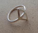 zilveren IAM ring [247], Verzenden, Dame, Zilver, Zilver