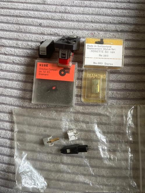 Diverse Vintage Elementen & Naalden – Ortofon,, Audio, Tv en Foto, Platenspelers, Nieuw, Platenspeler-onderdeel, Overige merken