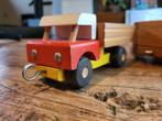 Houten Auto met Kar, Kinderen en Baby's, Ophalen, Gebruikt, Jongen of Meisje