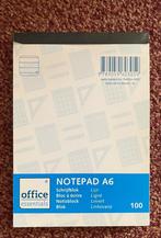 A6 Schrijfblok, Diversen, Notitieboeken, Ophalen, Nieuw, A6