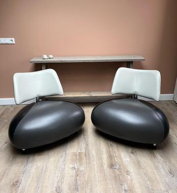 2 leolux pallone. Per stuk 650, 00 zien er goed uit grijs  beschikbaar voor biedingen