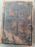 Antiek Religieus Boek met Kruis Cisterciënzer Breviarium, Ophalen of Verzenden, N. Hieronymus