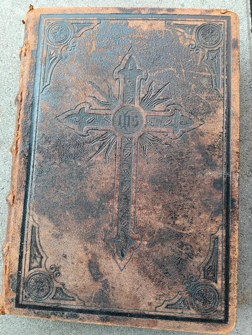 Antiek Religieus Boek met Kruis Cisterciënzer Breviarium, Antiek en Kunst, Antiek | Boeken en Bijbels, Ophalen of Verzenden
