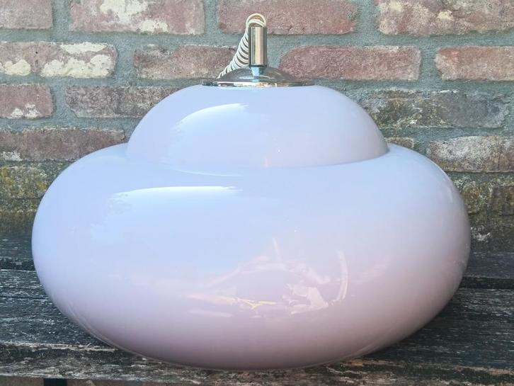 VOLVIT Space age acrylaat spindel plafond lamp lila (L42), Huis en Inrichting, Lampen | Hanglampen, Zo goed als nieuw, 50 tot 75 cm