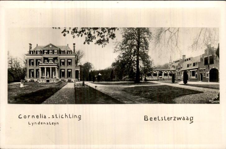 Beetsterzwaag - Cornelia-stichting - Lyndensteyn, Verzamelen, Ansichtkaarten | Nederland, Gelopen, Friesland, Voor 1920, Ophalen of Verzenden