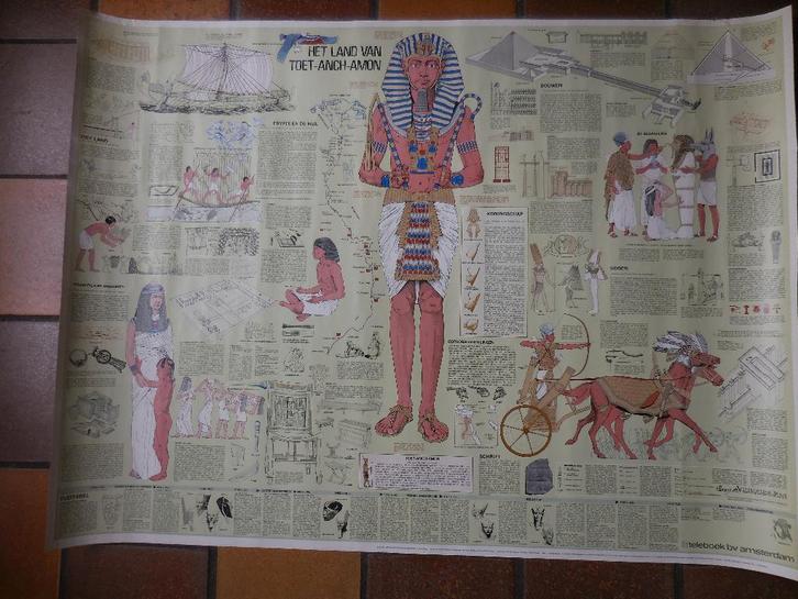 Poster: Het Land van Toet-Anch-Amon, Boeken, Godsdienst en Theologie, Zo goed als nieuw, Ophalen