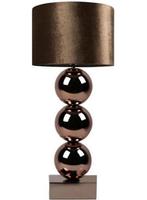 Bronzen Bol Lamp - Stijlvol Design, Ophalen, Zo goed als nieuw, Metaal, 50 tot 75 cm