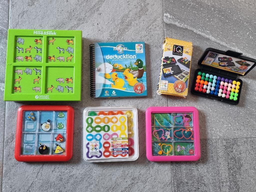 6 smartgames IQ / Shuffle / Hide & Seek, Ophalen of Verzenden, Puzzelen