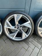 19 inch Audi S3 A3 Sline velgen met zomerbanden 8Y0601025Q, Auto-onderdelen, Banden en Velgen, 19 inch, Gebruikt, Banden en Velgen