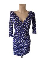 Diane von Furstenberg jurk XS, Blauw, Ophalen of Verzenden, Zo goed als nieuw, Maat 34 (XS) of kleiner