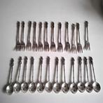 2 complete  sets nieuwpoort  apostel lepeltjes/vorkjes (90), Antiek en Kunst, Ophalen of Verzenden