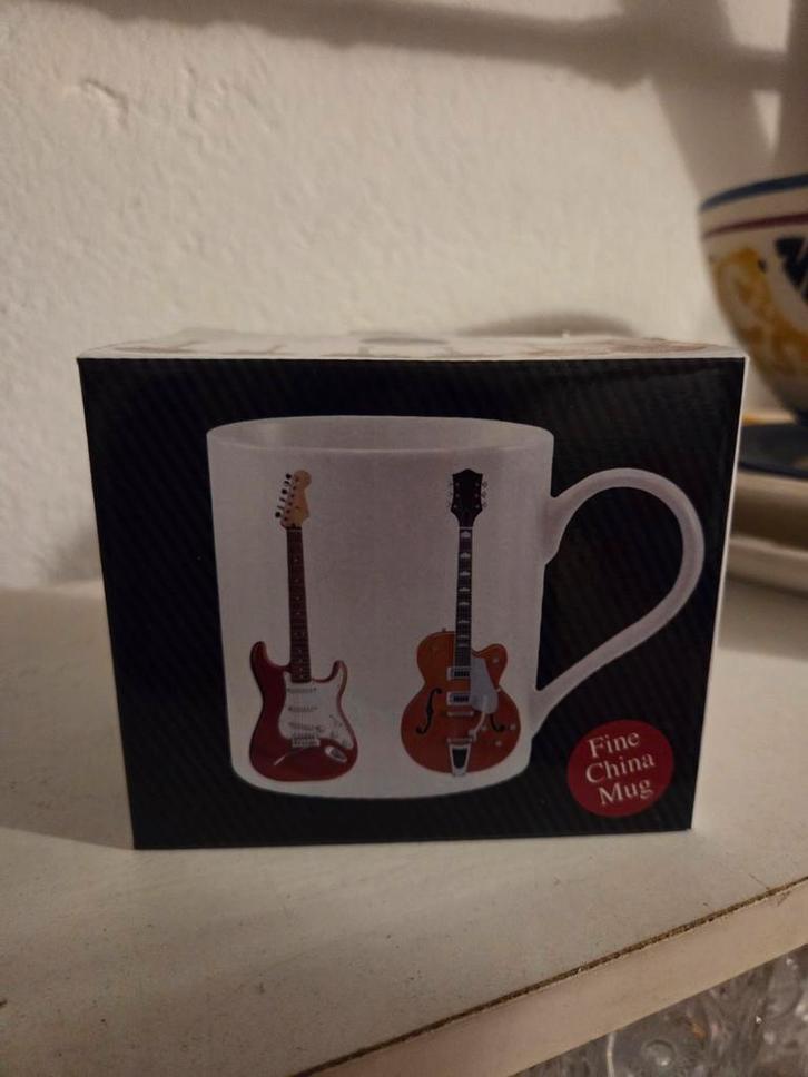 Muziekmok met Gitaren - Nieuw! 2x, Huis en Inrichting, Woonaccessoires | Kandelaars en Kaarsen, Ophalen of Verzenden