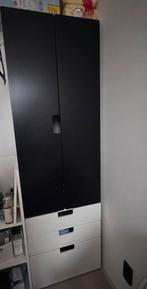 Zwarte kledingkast met lades, Ophalen, Overige materialen, 50 tot 100 cm, Zo goed als nieuw