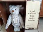 Steiff britisch collector beer 1911 replica 40cm 1992 teddy, Steiff, Stoffen beer, Ophalen of Verzenden