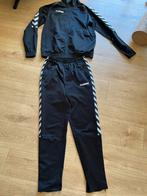 170 176 xs s hummel trainingspak training broek  jas zwart, Gebruikt, Jongen of Meisje, HUMMEL, Sport- of Zwemkleding