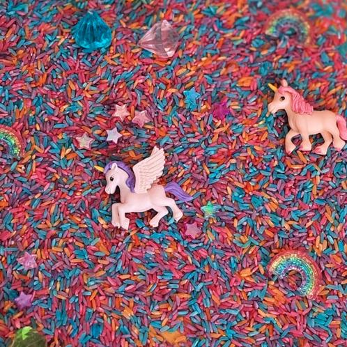 Speelrijst met thema unicorns, Kinderen en Baby's, Speelgoed | Educatief en Creatief, Nieuw, Ontdekken, Ophalen of Verzenden