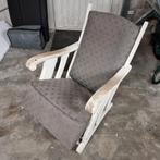 Antieke Stoel met Stoffen Bekleding, Ophalen, Gebruikt, 75 tot 100 cm, 50 tot 75 cm