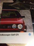 Folder Volkswagen Golf GTi, VW Golf GTi 16V 1-1987, Boeken, Ophalen of Verzenden, Zo goed als nieuw, Volkswagen