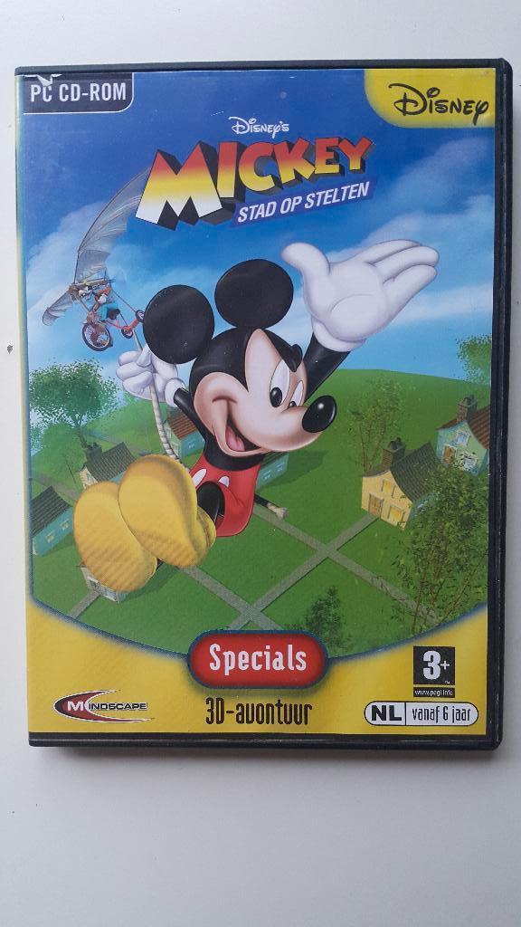 Disney CD ROM Game Mickey stad op stelten, Avontuur en Actie, 1 speler, Ophalen of Verzenden, Zo goed als nieuw