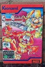 MSX Metalen Wandbord KONAMI Comic Bakery, Ophalen of Verzenden, Nieuw