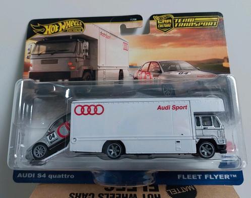 Hot Wheels Premium Team Transport Audi S4 Quattro, Hobby en Vrije tijd, Modelauto's | Overige schalen, Nieuw, Auto, Ophalen of Verzenden
