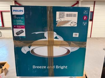 Philips LED Plafondventilator - Breeze and Bright beschikbaar voor biedingen