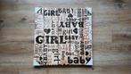 Te Koop: Schilderij Baby Girl, Ophalen of Verzenden, Nieuw