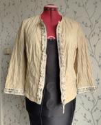 MARC CAIN Lams-Leren Jasje/ Blazer maat 4=40, Maat 38/40 (M), Beige, Ophalen of Verzenden, Zo goed als nieuw