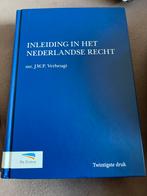 J.W.P. Verheugt - Inleiding in het Nederlandse recht, Verzenden, Sociale wetenschap, Zo goed als nieuw, J.W.P. Verheugt