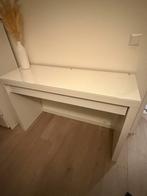 Ikea Malm Toilettafel - Wit - 120x41 cm, Huis en Inrichting, Bureaus, Ophalen, Zo goed als nieuw, Bureau