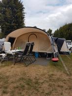 Ruime 6-persoons tunneltent - Katoen met extra luifel, Ophalen of Verzenden, Gebruikt, Tot en met 6