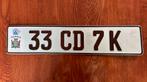 Zambia non issued diplomatic plate, Verzenden, Zo goed als nieuw, Auto's