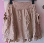 Lichtbruine rok maat 110, Kinderen en Baby's, Kinderkleding | Maat 110, Meisje, Ophalen of Verzenden, Zo goed als nieuw, Jurk of Rok