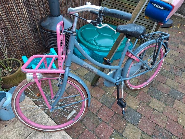 Popal meidenfiets 24 inch, Fietsen en Brommers, Fietsen | Meisjes, Gebruikt, 24 inch, Handrem, Ophalen