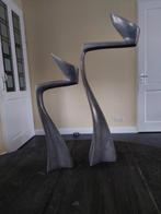 Mooi stel swan zwanen kandelaars, Verzenden