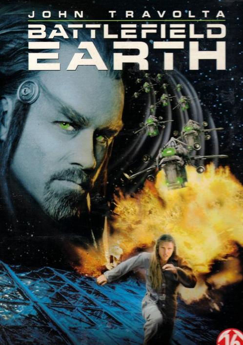 Battlefield Earth - Aaron Kurmey ( John Travolta ), Cd's en Dvd's, Dvd's | Science Fiction en Fantasy, Zo goed als nieuw, Science Fiction