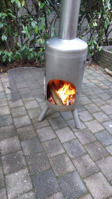 rvs tuinkachel tuinhaard buitenhaard terraskachel rvs haard beschikbaar voor biedingen