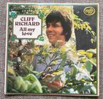 LP Cliff Richard All my Love 1965, Ophalen of Verzenden, 1960 tot 1980, Zo goed als nieuw, 12 inch