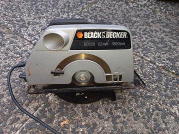 Black & Decker Cirkelzaag BD229 - 62mm beschikbaar voor biedingen