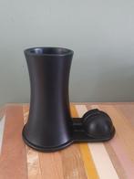 Puik Art - zwarte vaas - design object, Ophalen of Verzenden