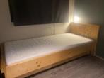Stijlvol Eenpersoons Vurenhouten Bed - Slechts €100!, 90 cm, Gebruikt, Eenpersoons, Hout