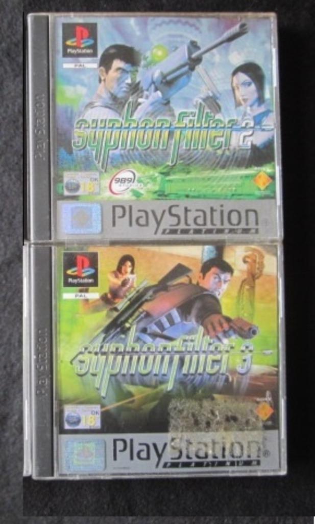 Syphon Filter 2 of 3 PS1 Playstation 1, Spelcomputers en Games, Games | Sony PlayStation 1, Zo goed als nieuw, Avontuur en Actie
