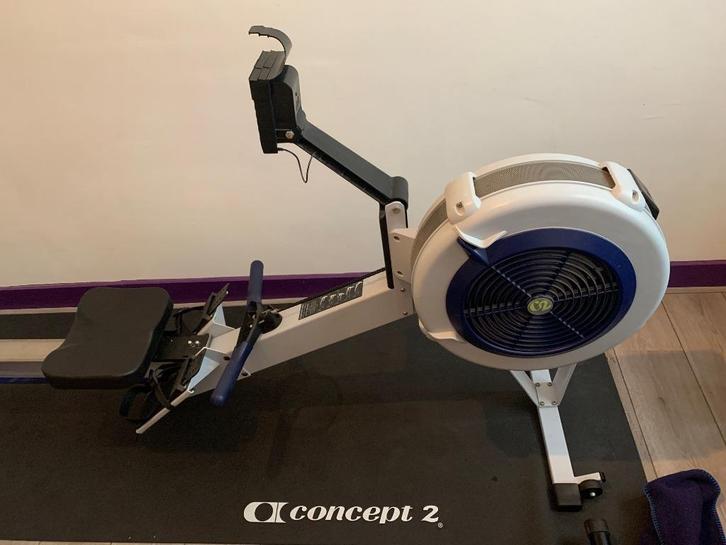Concept 2 model D roeitrainer met PM3 monitor, Sport en Fitness, Fitnessapparatuur, Gebruikt, Roeitrainer, Armen, Benen, Borst