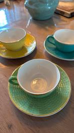 Koffiekopjes Digoin & Sarreguemines, Ophalen