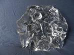 Gevormde glazen schaal met schelpen Jolanda Prinsen 26 cm 1, Antiek en Kunst, Antiek | Glas en Kristal, Ophalen of Verzenden